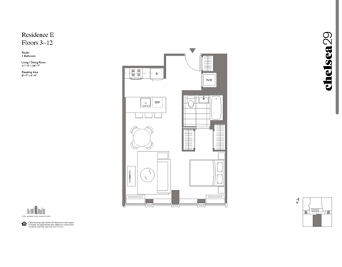 221 West 29th Street Studio-2 Beds Apartment for Rent - Photo Gallery 17